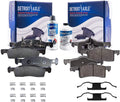 Detroit Axle - Front and Rear Ceramic Brake Pads w/Hardware Replacement for 2003-2006 Ford Expedition Lincoln Navigator