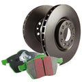 EBC Brakes S11KR1318 S11 Kits Greenstuff 2000 and RK Rotors Fits TT Quattro