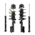 Front & Rear  Complete Strut Shock  for 2018-2021 Hyundai Accent, 2018-2021 Kia Rio