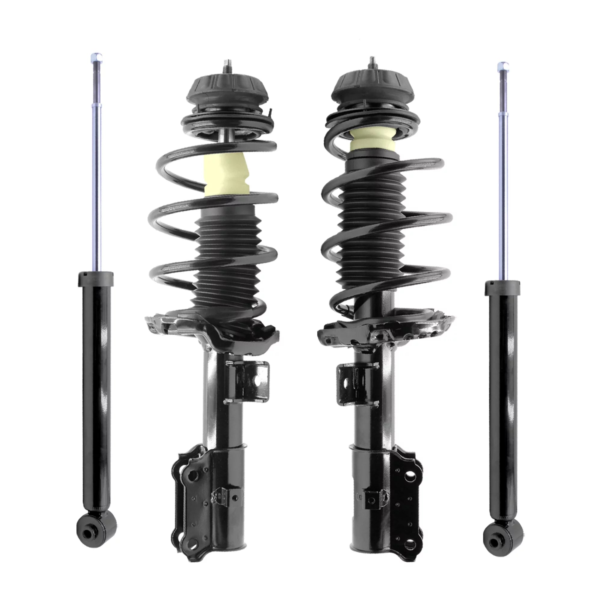 Front & Rear  Complete Strut Shock  for 2018-2021 Hyundai Accent, 2018-2021 Kia Rio