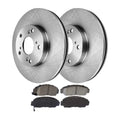 AutoShack Front Brake Rotors and Performance Ceramic Pads Kit Driver and Passenger Side Replacement for 2003-2006 2007 Honda Accord 2006-2010 Civic 2008-2011 Acura CSX 1.8L 2.0L 2.4L 3.0L V6 FWD