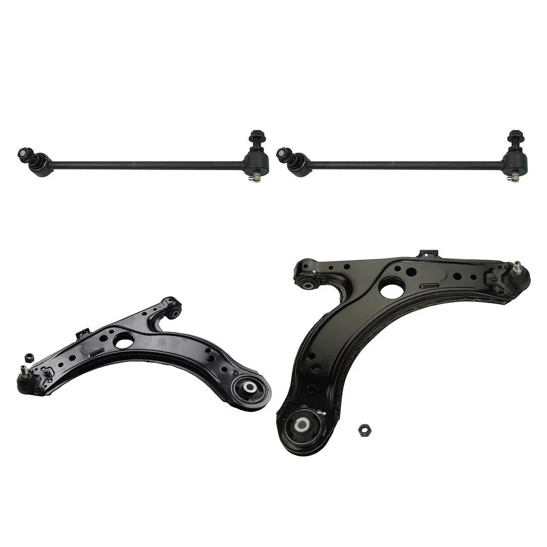 MOOG Front Lower Control Arm Ball Joints Sway Bar Links Fits Volkswagen Jetta 2005 2006