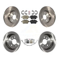 Transit Auto - Front Semi-Metallic Rear Ceramic Pads And Disc Brake Rotors Kit For Mini Cooper K8A-106211