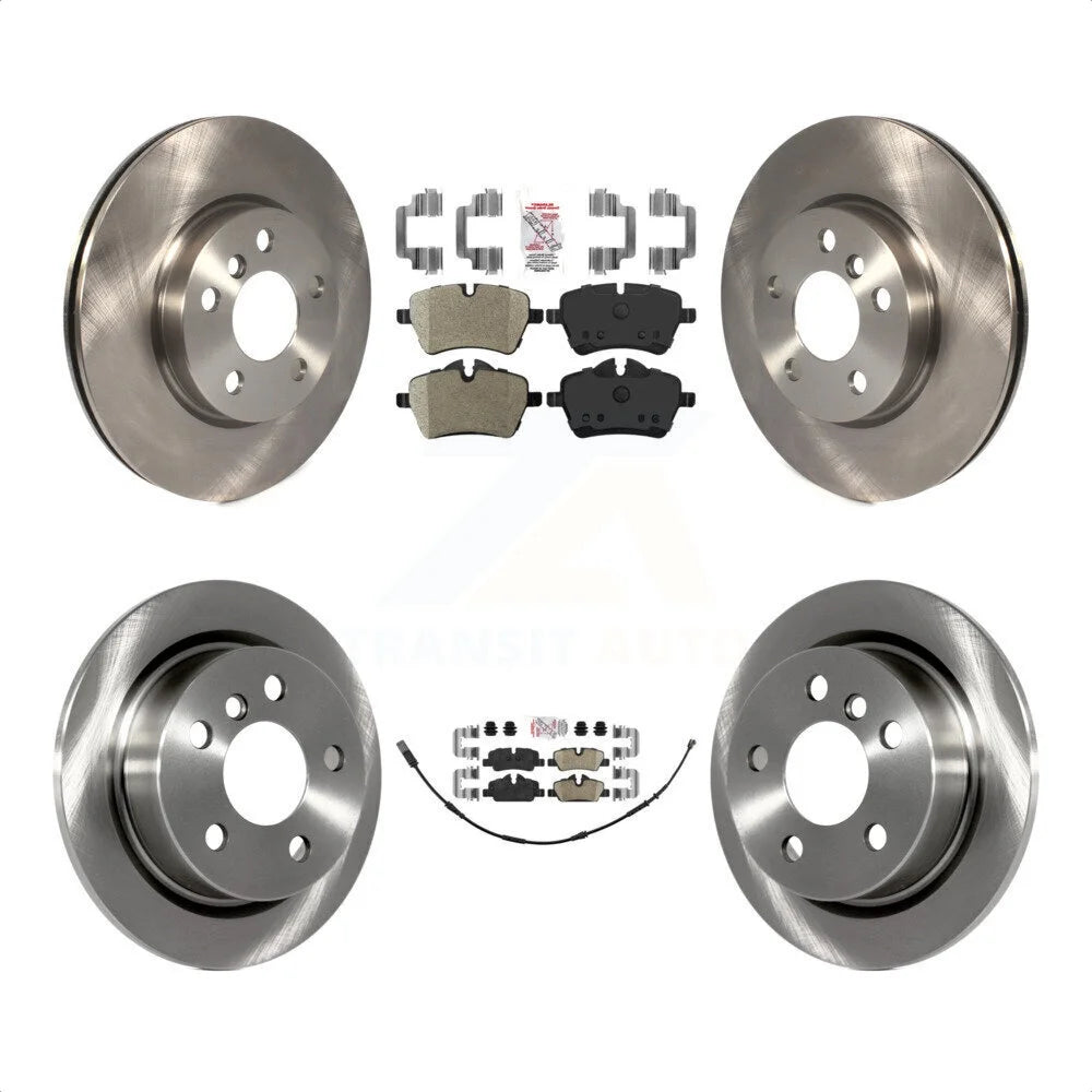 Transit Auto - Front Semi-Metallic Rear Ceramic Pads And Disc Brake Rotors Kit For Mini Cooper K8A-106211