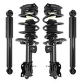 Front & Rear   Strut  Shock  for 2015-2016 Chevrolet City Express, 2013-2017 Nissan NV200