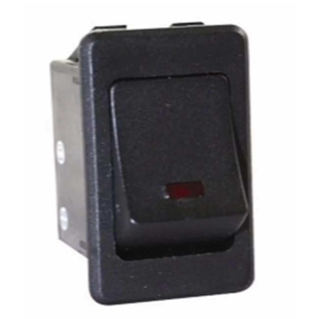 16 A 12 V S.P.S.T Black Rocker Switch with Red LED