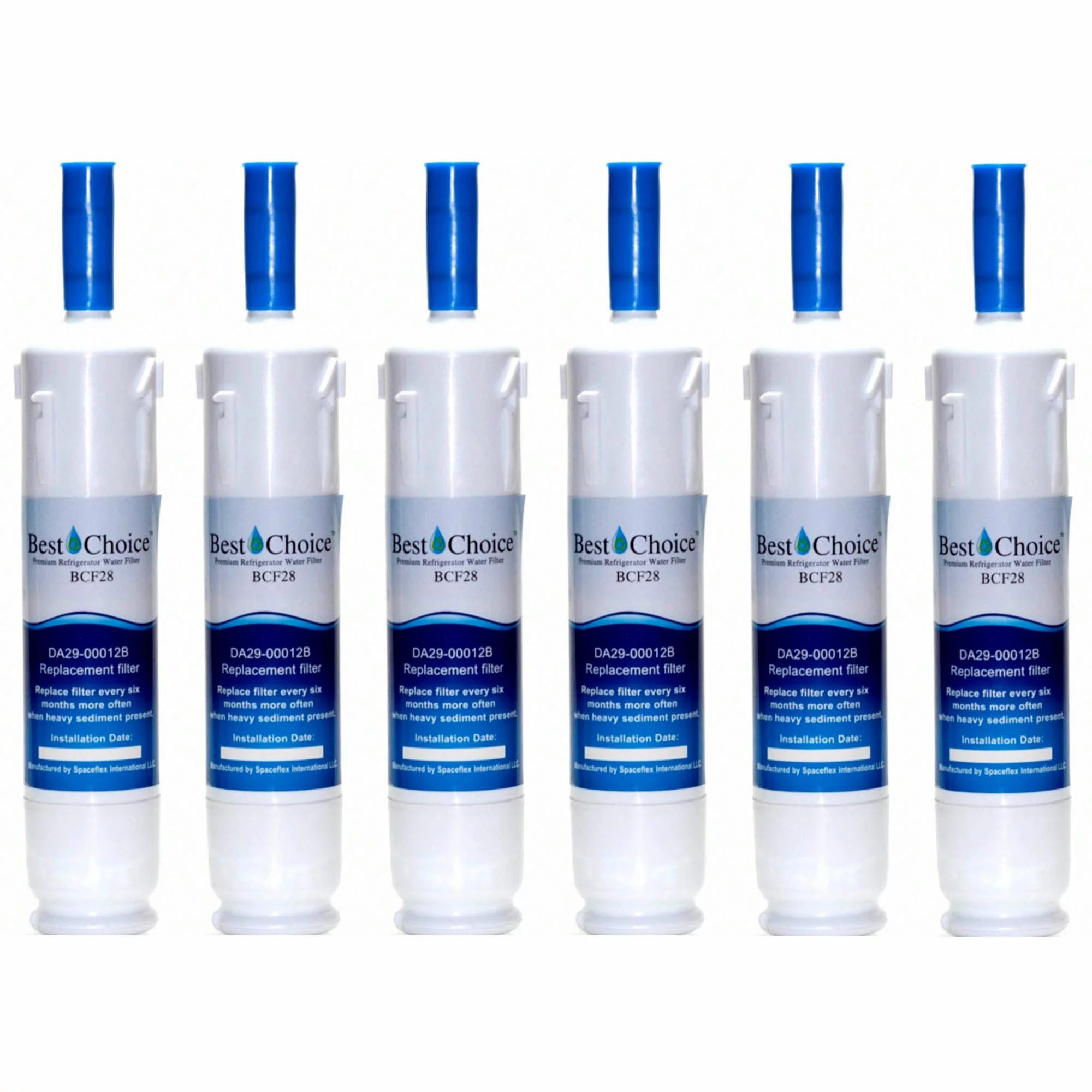 6-PACK REFRIGERATOR WATER FILTER SAMSUNG FITS DA29-00012B DA29-00012A XAA TIER1