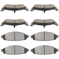 Teledu Front Rear Ceramic Brake Pads For Crown Grand Marquis Marauder Town Car Victoria