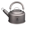 Large Capacity 1200ml Titanium Tea and Coffee Pot - Portable for Outdoor Camping