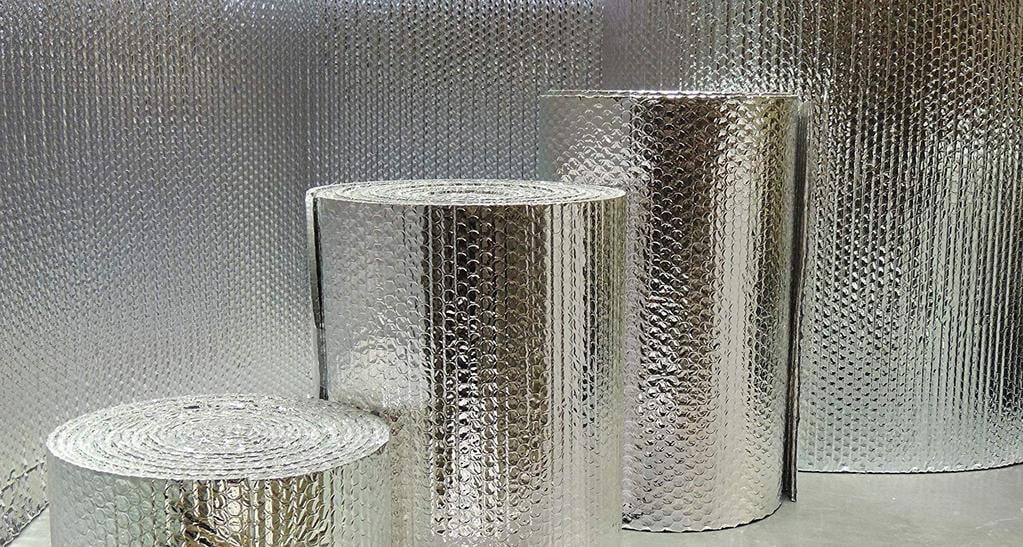 Double Bubble Reflective Foil Insulation (2ft X 100Ft Roll) Industrial Strength 24inch x 100'