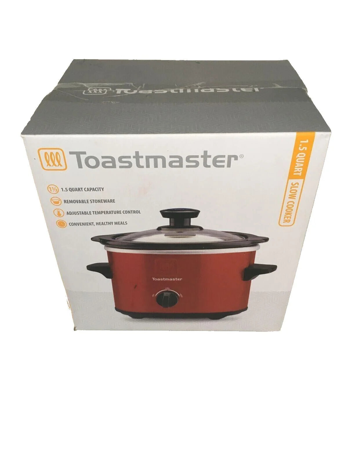 Toastmaster TM-151SCRD 1.5 QT Slow Cooker Red