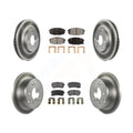 Transit Auto - Front Rear Coated Disc Brake Rotors And Semi-Metallic Pads Kit For Kia Forte Koup Forte5 KGF-101064