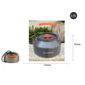 AOTU Aluminum Alloy Kettle Locking Handle, Portable Coffee Pot for Camping and Picnics, 1.6L Teapot