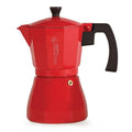 Holstein Housewares Red 6cup Aluminum Expresso Maker