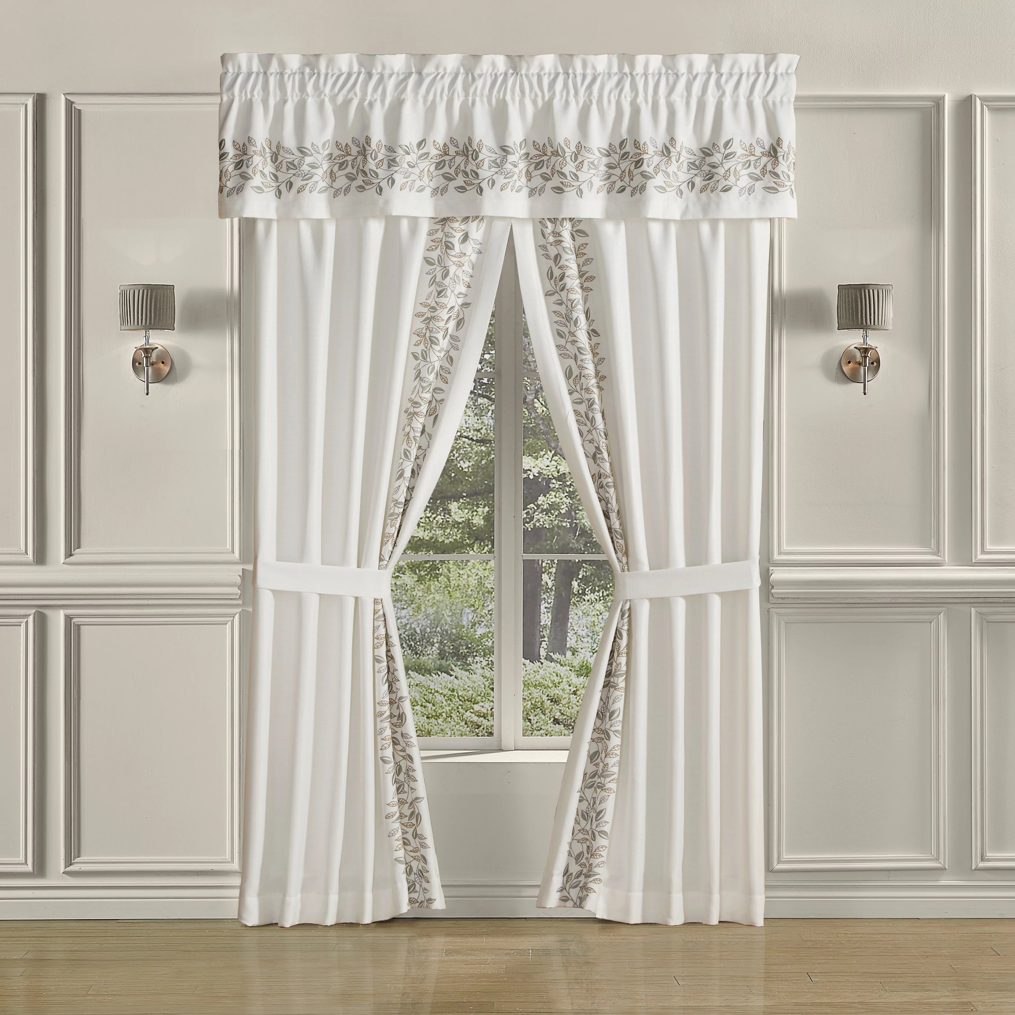 Royal Court Laurel 84 Window Panel Pair