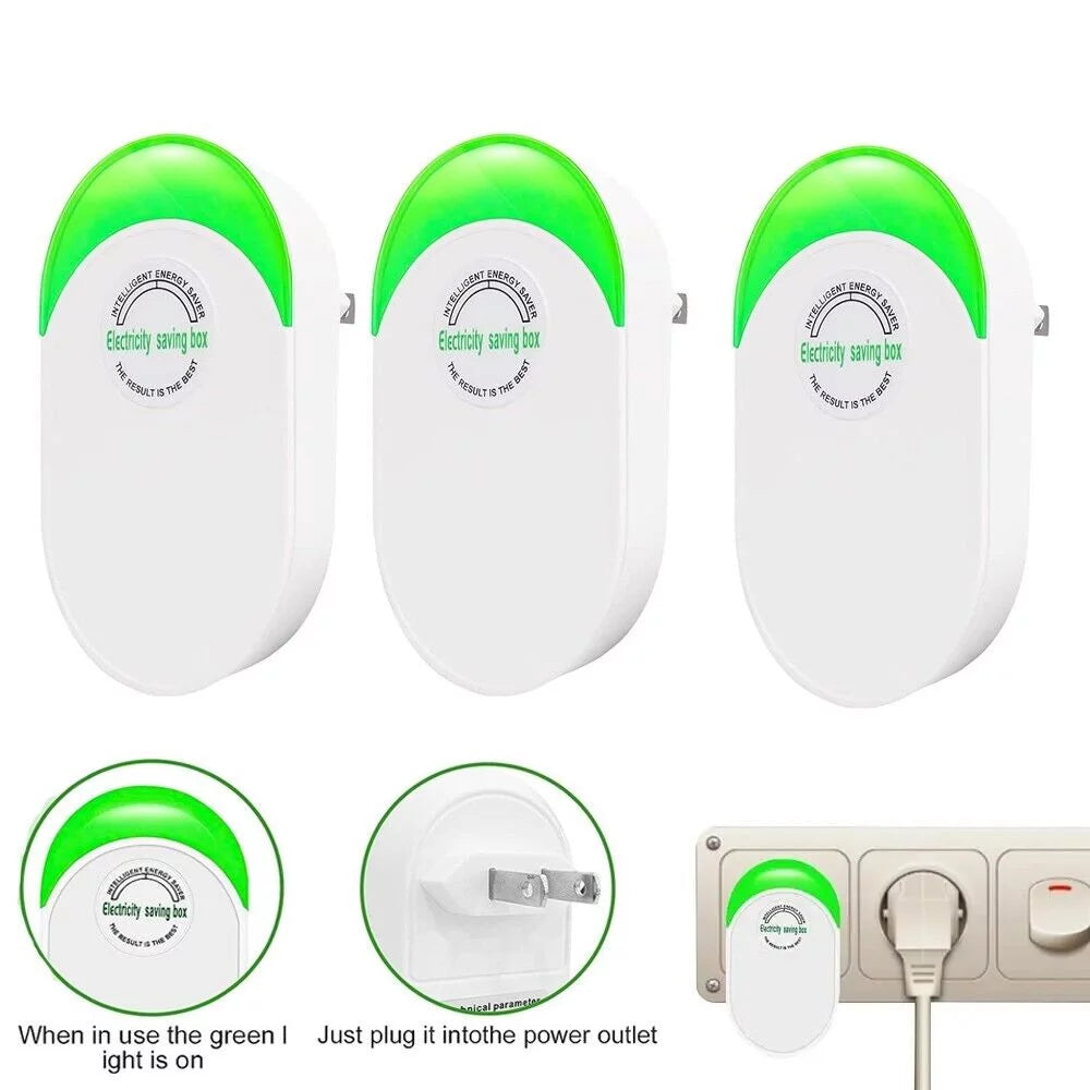 3Pcs Pro Power Saver Energy Saver Household Power Saver Pro Electricity Saving