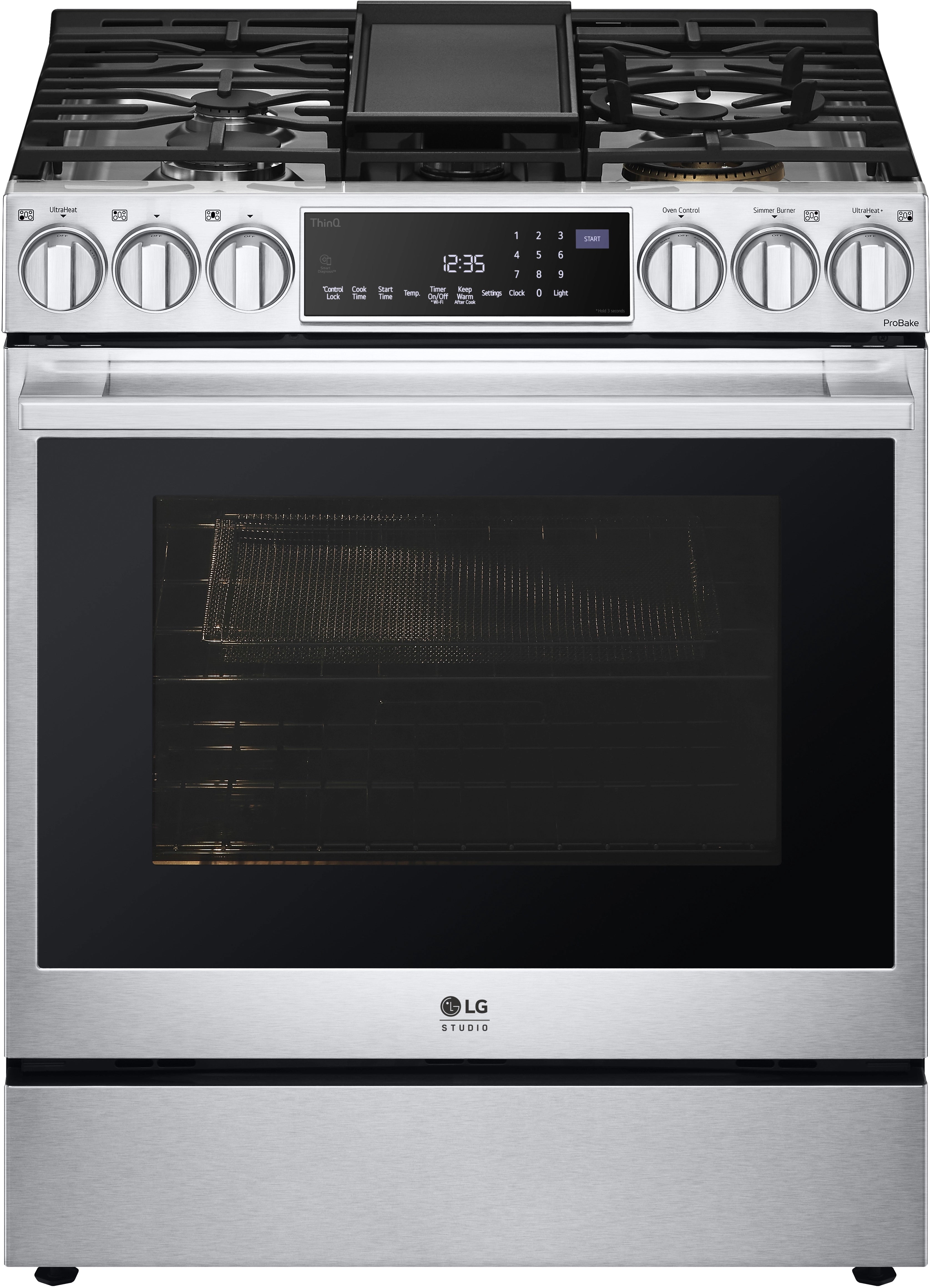 LG LSDS6338F  SLIDE IN GAS RANGE Stainless Steel