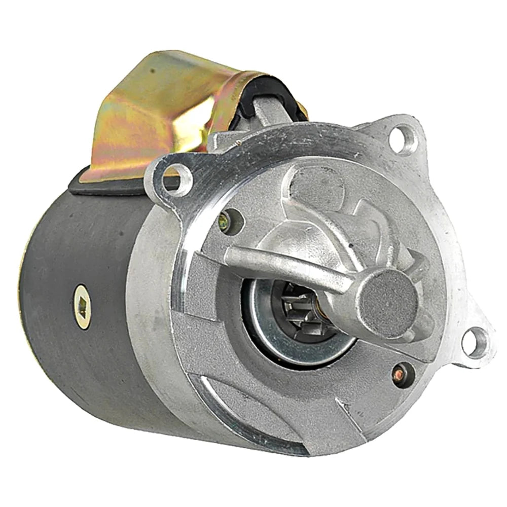 New 2V 9 Tooth Starter Compatible With Ford Custom 500 1965-1971 by Part Number SR504X C2VY11002A C4VF11001A C6VY11002B C8AZ11002A D2OF11001AA D6TF11001BA C3OF-11001-B C5AF-11001-A