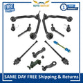TRQ For Silverado Sierra Control Arm Ball Joint Tie Rod 13pc Suspension Kit Fits select: 1999-2007 CHEVROLET SILVERADO, 2000-2006 CHEVROLET TAHOE