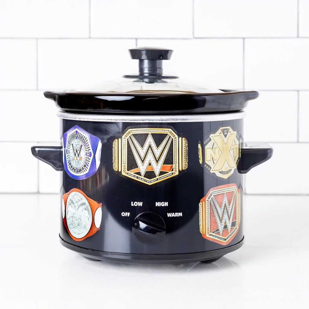 Uncanny Brands WWE Championship Belt 2 QT Slow Cooker
