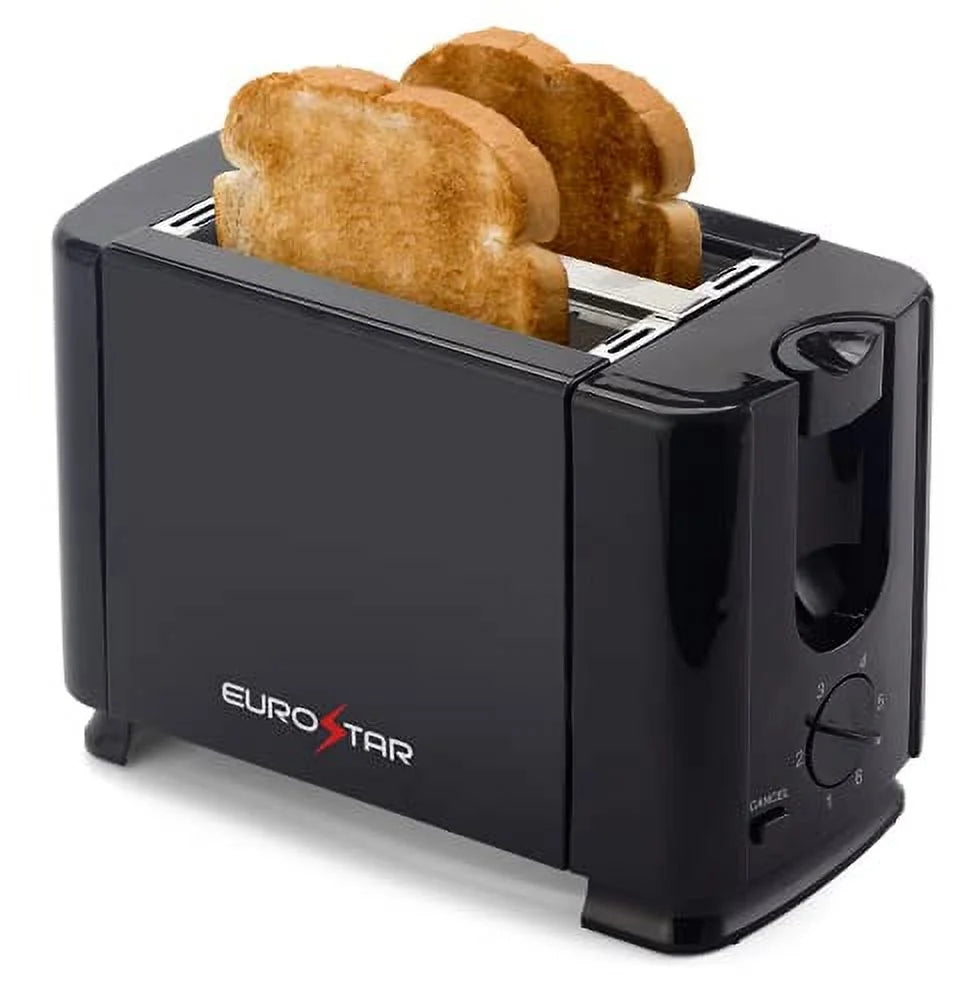 EUROSTAR 2-Slice Toaster (BLACK)