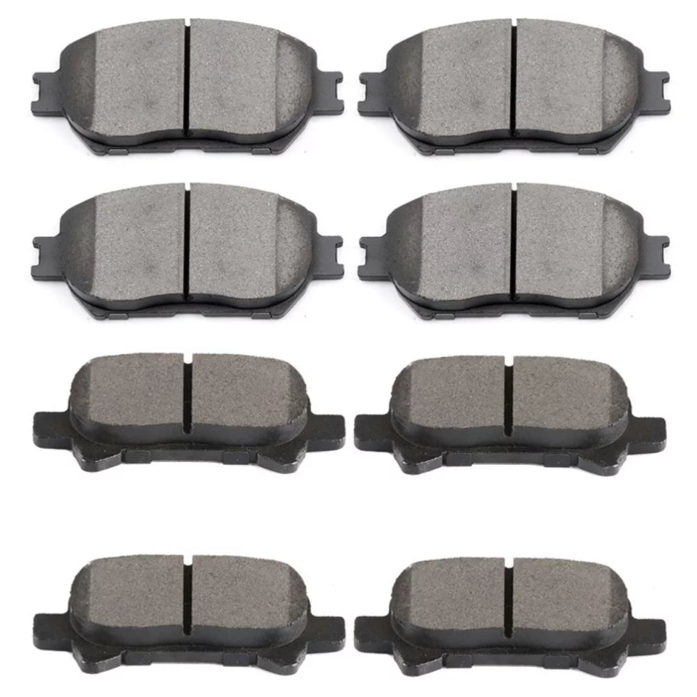 Teledu Front Rear Ceramic Brake Pads For 2002-2006 Toyota Camry Sedan 8pcs