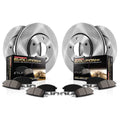 Power Stop Front and Rear Stock Replacement Brake Pad and Rotor Kit KOE6050