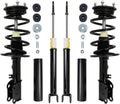 Detroit Axle - 4pc Suspension Kit for 2013-2019 Ford Taurus, 2 Front Struts w/Coil Spring Assembly 2 Rear Shock Absorbers 2014 2015 2016 2017 2018 Replacement