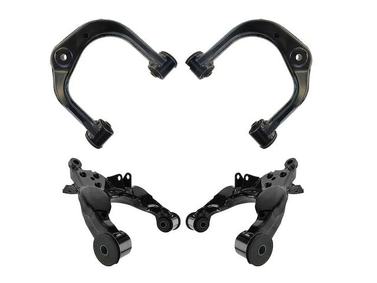 Front Upper and Lower Control Arms - Set of 4 - Compatible with 2004 - 2006 Toyota Tundra 2005