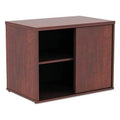 Open Office Low Storage Cabinet Credenza, 29.5 X 19.13 X 22.78, Cherry