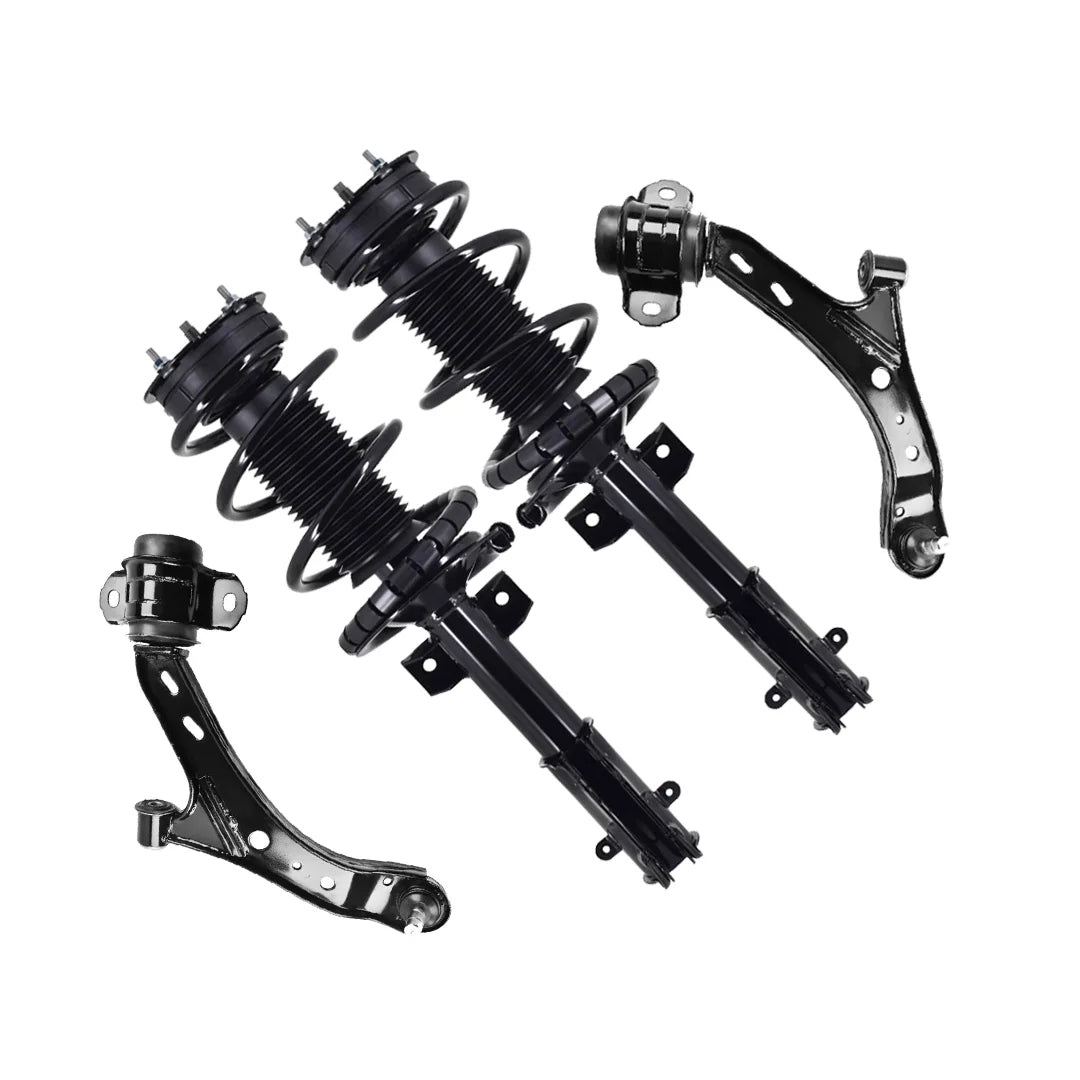 Set of 4 Front Lower Control Arm Ball Joint-Quick Complete Strut For 2005-2010 Ford Mustang