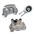 K3701 Engine Motor & Transmission Mount Set 3pc Compatible with 2017 Jeep Compass 2.4L SOHC AUTO 9 Speed | A5898/A5989 A5988 A5987