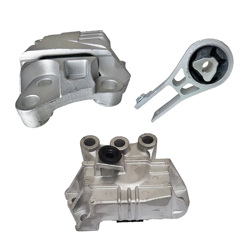 K3701 Engine Motor & Transmission Mount Set 3pc Compatible with 2017 Jeep Compass 2.4L SOHC AUTO 9 Speed | A5898/A5989 A5988 A5987