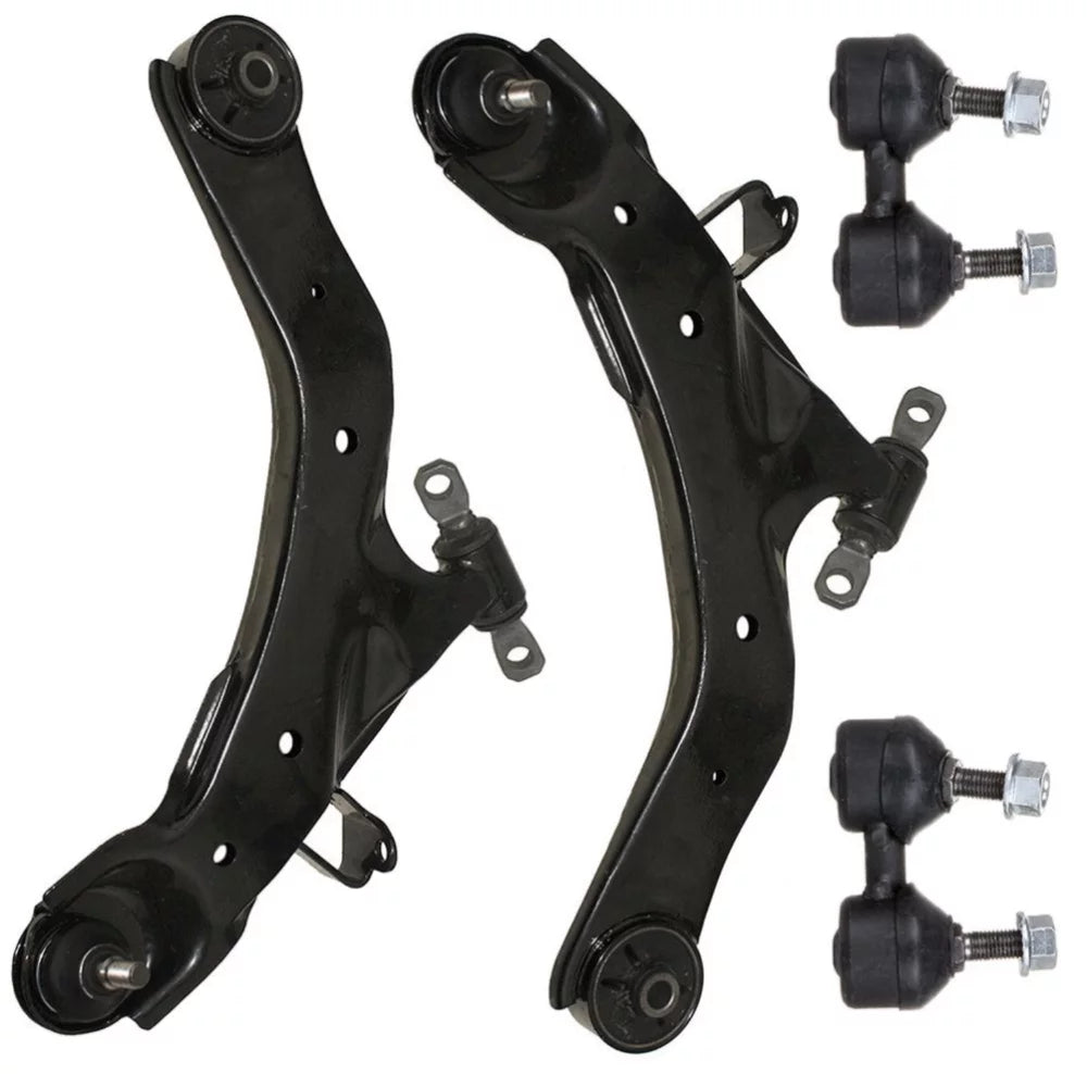 Teledu 4pcs For 2001-2006 Hyundai Elantra Sedan Front Lower Control Arms Sway Bar Links