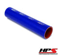 HPS 1-3/8 ID x 12 Long 4-ply Reinforced High Temp Silicone Tube Couper Hose Blue