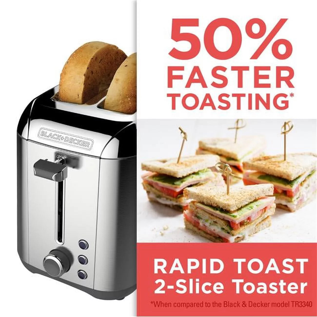 Spectrum Brands  Black & Decker 2Slice Toaster, Black