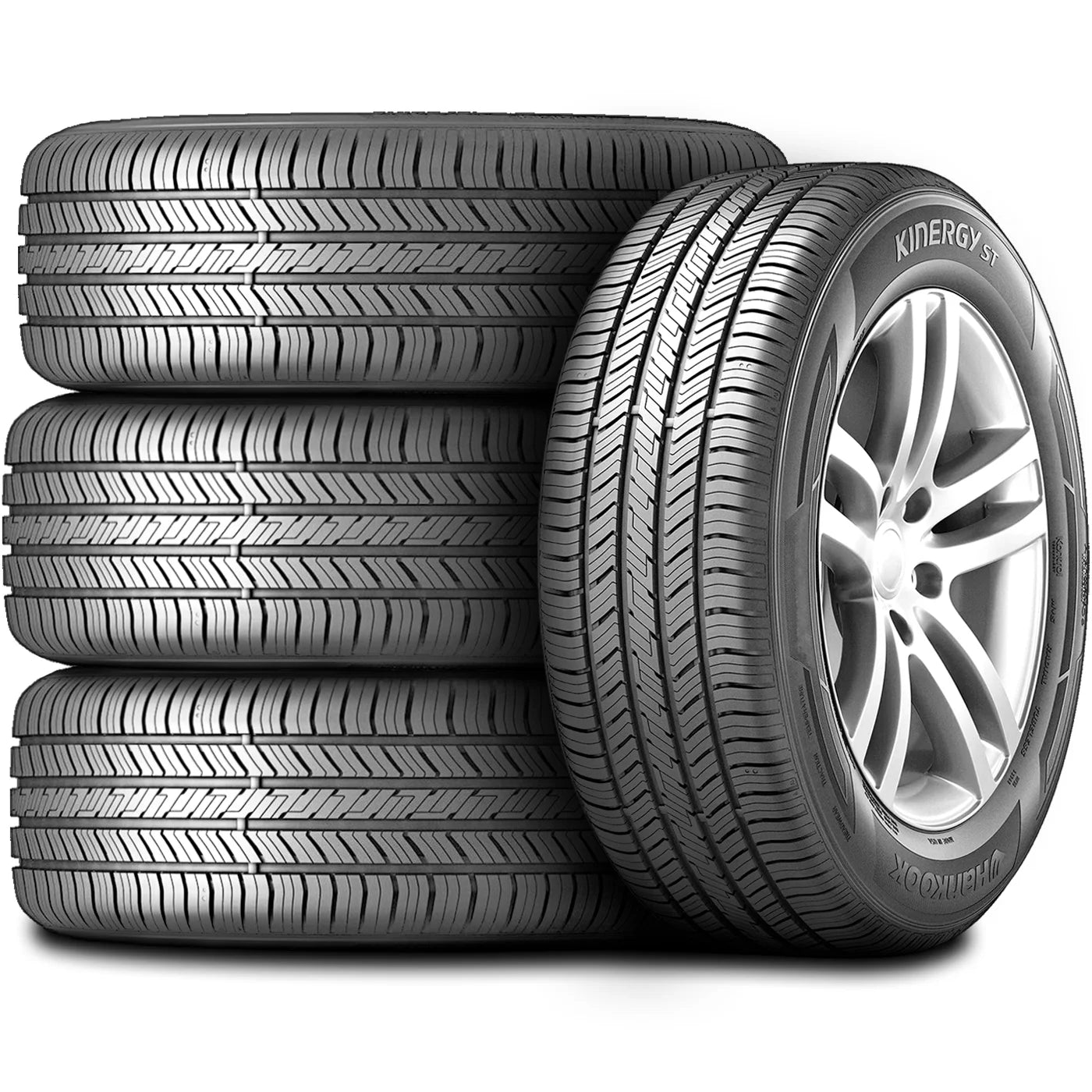 Set of 4 (FOUR) Hankook Kinergy ST 185/70R14 88T A/S All Season Tires Fits: 2003-05 Honda Civic Hybrid, 2001-02 Honda Civic HX