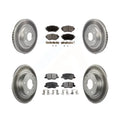 Transit Auto - Front Rear Coated Disc Brake Rotors And Semi-Metallic Pads Kit For Mazda 3 Sport 2.5L KGF-101145