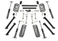Superlift | K843 | 4 Lift Kit - Complete Lift Kit with Front & Rear Superlift Shadow Series Shocks and Lower Control Arms | Fits 2003-2006 Jeep Wrangler TJ
