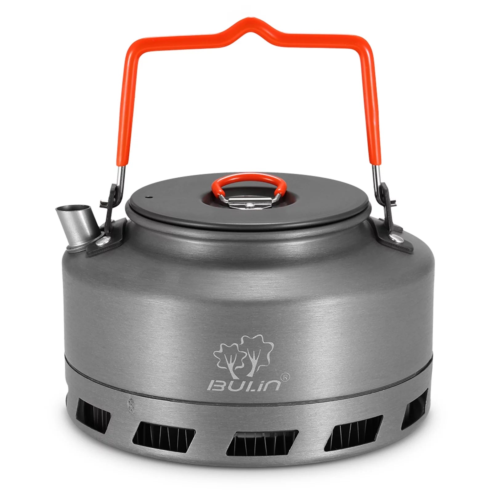 BULIN 1.1L Portable Kettle Pot Teapot Coffee Pot Indoor Aluminum Alloy Tea Kettle Camping Hiking Picnic Kettle