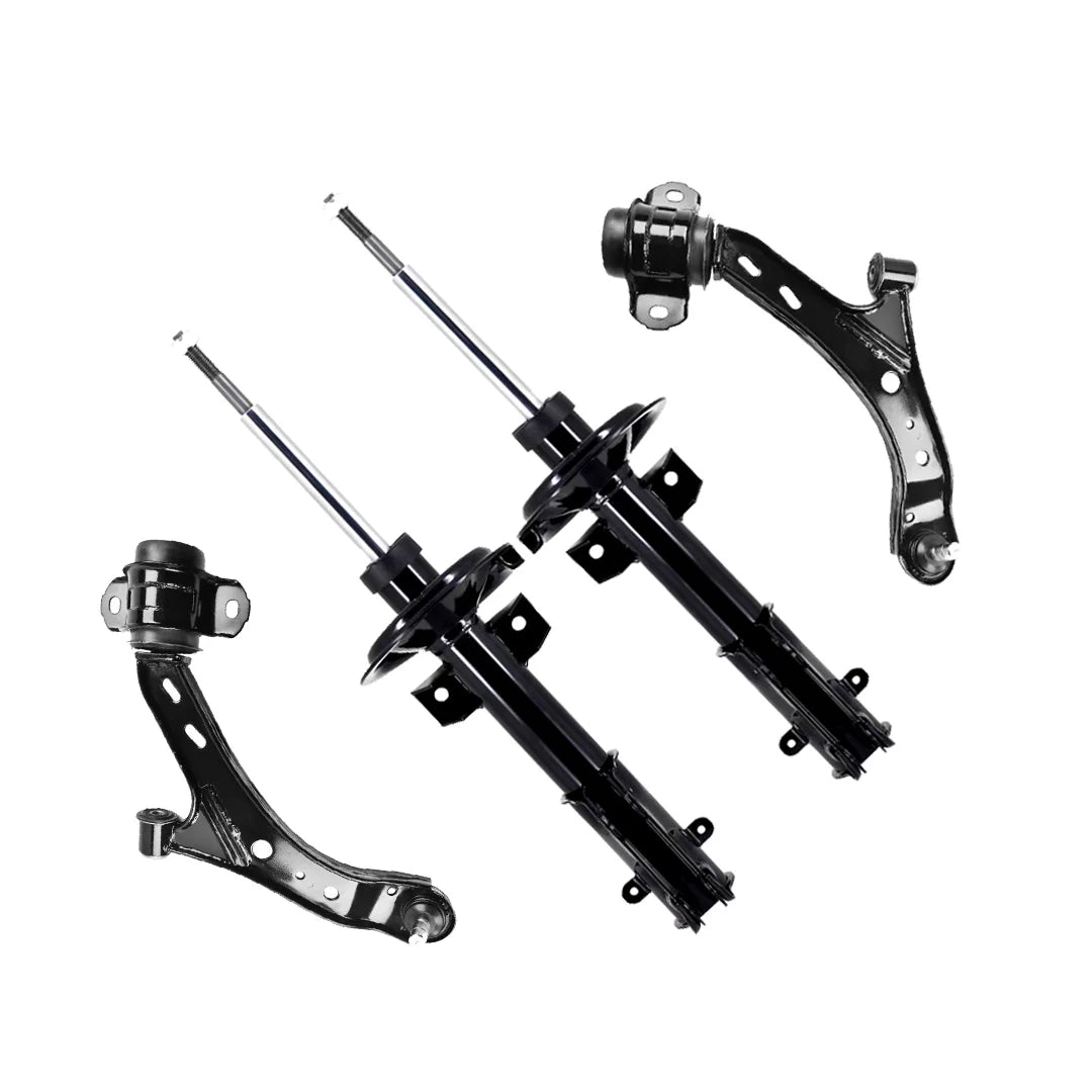Set of 4 Front Lower Control Arm Ball Joint-Suspension Strut Assembly For 2005-2010 Ford Mustang