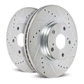 Power Stop AR85151XPR Evolution Drilled & Slotted Rotors -Front