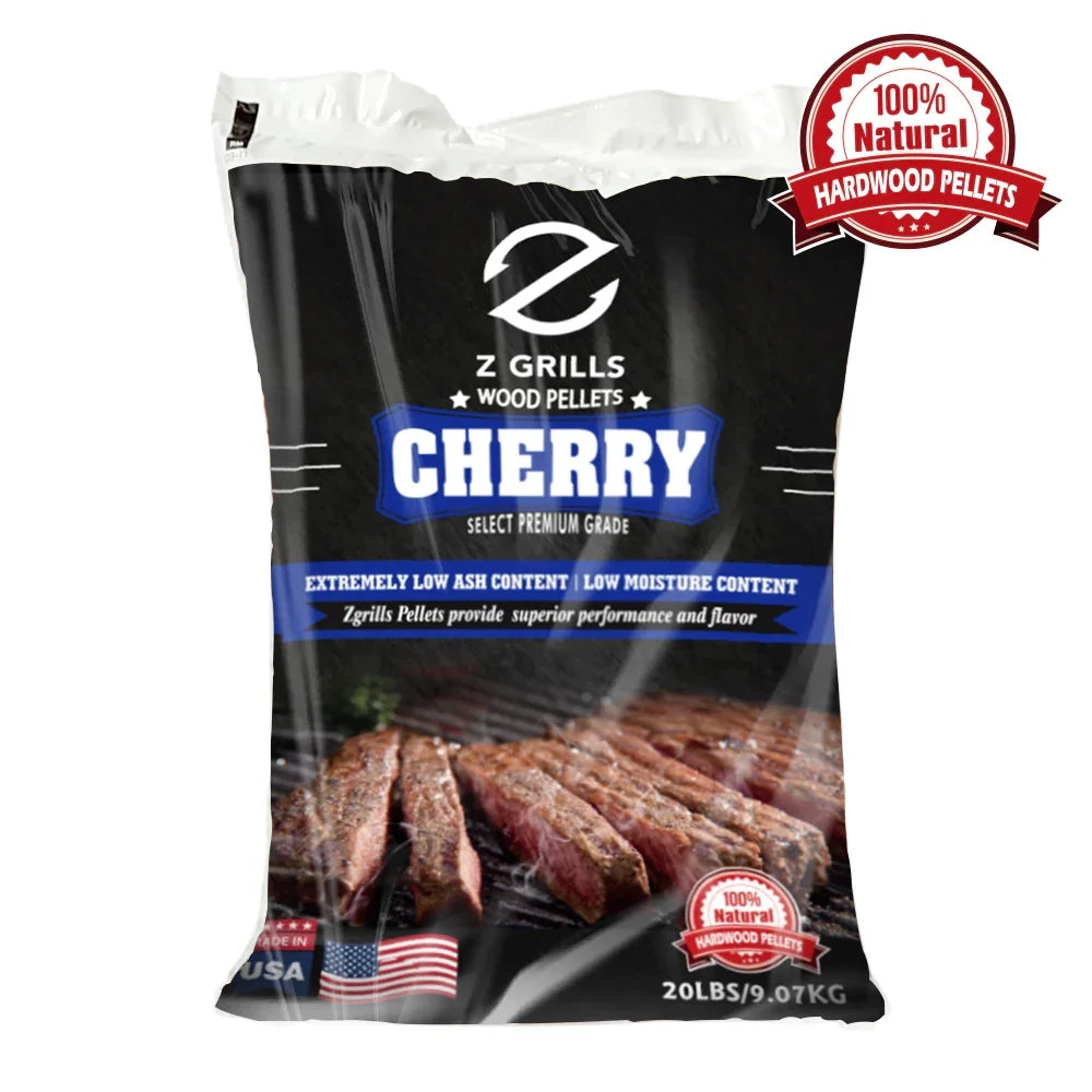 Z GRILLS 100% Natural Wood Pellets for Smoker Grill, Cooking Pellets for Juicy Meat, Low Moisture Hardwood Smoke Pellets for BBQ, Pizza