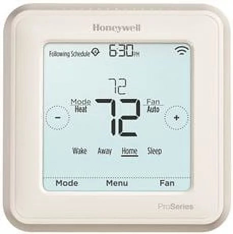 Honeywell Lyric T6 Thermostat, 2 Heat / 1 Cool Heat Pump Or 2 Heat / 2 Cool Conventional