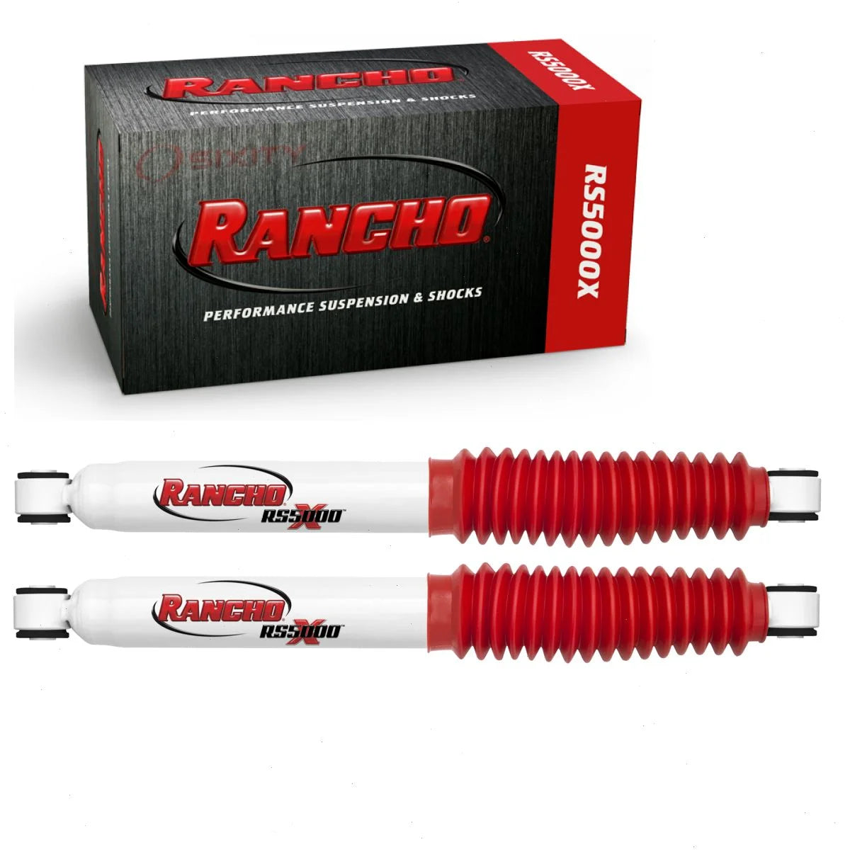 2 pc Rancho Rear RS5000X Shock Absorbers compatible with Ford F-150 2014-2020