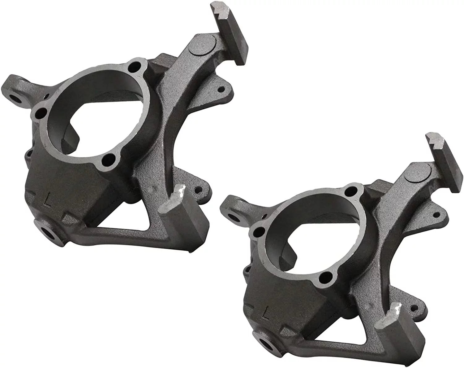 Seapple 2x Steering Knuckle Front Left & Right Compatible with Jeep Grand Cherokee Wrangler Comanche 4713186 5015980AA 5015992AA