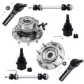 Detroit Axle - 8pc 4WD Front Wheel Hubs Lower Ball Joints Suspension Kit Replacement for GMC Sierra 3500 HD Fits select: 2014-2016 CHEVROLET SILVERADO C2500 HEAVY DUTY LT