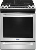 Maytag Mgs8800f 30 Wide 5.8 Cu. Ft. Slide-In Gas Range - Stainless Steel