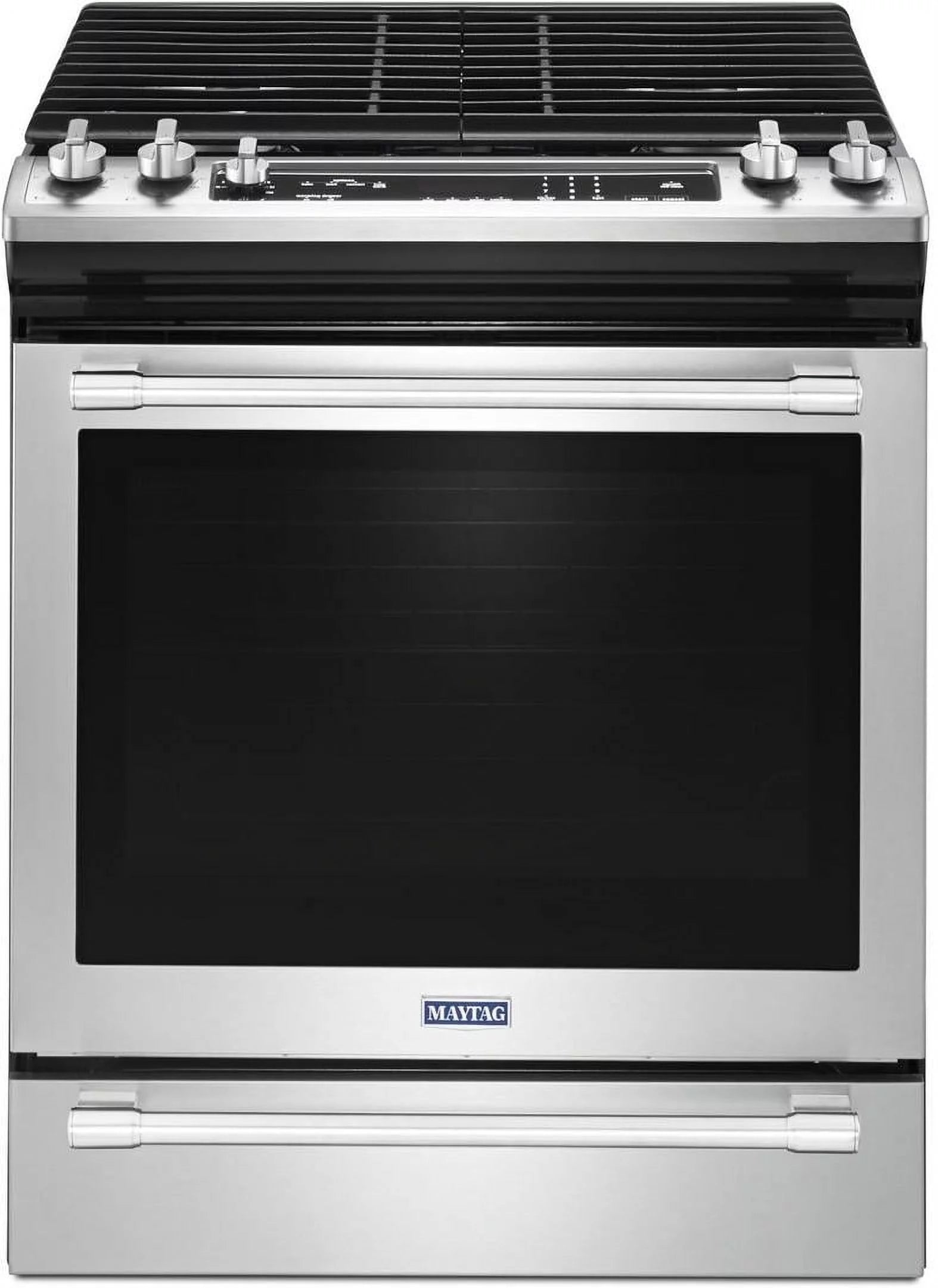 Maytag Mgs8800f 30 Wide 5.8 Cu. Ft. Slide-In Gas Range - Stainless Steel