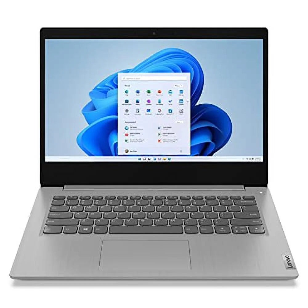 Lenovo 2023 IdeaPad 3 14 FHD Laptop Intel 2-Core i3-1115G4 Intel UHD Graphics 12GB RAM DDR4 512GB NVMe SSD WiFi AC Bluetooth Webcam HDMI Card Reader Platinum Grey Windows 10 Pro w/RE 32GB USB